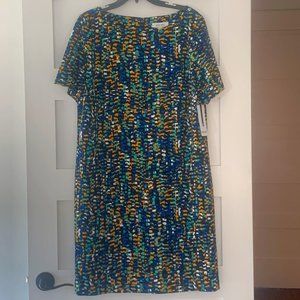 Nine West Multi-Color, Size 16 Dress, NWT